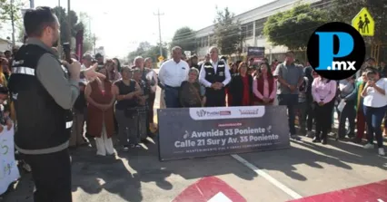 Inauguran rehabilitaci&oacute;n de circuito vial en el sur-poniente; beneficia a 13 mil habitantes