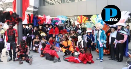 Presentan bailes de Huehues en el Congreso local para promover el patrimonio cultural