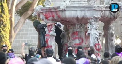 Ayuntamiento de Puebla opta por no blindar monumentos durante las marchas del 8M