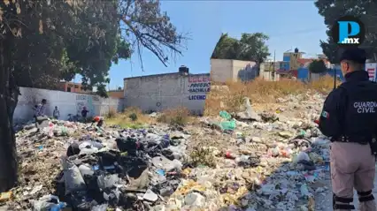 Gobierno de Tehuac&aacute;n interviene tiradero clandestino en Camino Viejo a San Diego