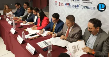 El Ayuntamiento de San Pedro Cholula firm&oacute; convenio con ocho universidades
