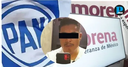 PAN Puebla se deslinda de Christian N., detenido por el homicidio de Karina Ruiz y Alexandro Trello, y niega relaci&oacute;n contractual