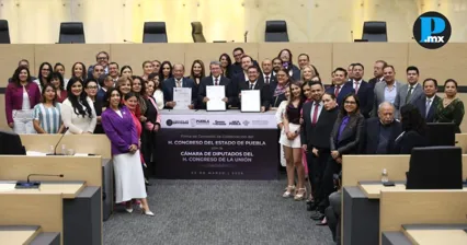 Congreso de Puebla firma convenio hist&oacute;rico con C&aacute;mara de Diputados
