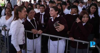Sheinbaum inaugura bachillerato en Ixtapaluca para mil estudiantes