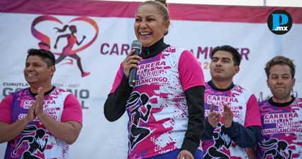 Realizan Carrera de la Mujer 2026 en Cuautlancingo por el 8M