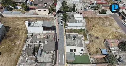 Pavimentan Privada Santa B&aacute;rbara en Cuautlancingo