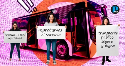 Usuarias reprueban la calidad del servicio rosa del RUTA; disminuy&oacute; 16% en un a&ntilde;o