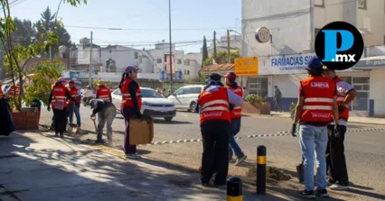 Vecinos y personal del OOSL realizaron faenas de limpieza y desbroce para dignificar las &aacute;reas comunes de Villa Frontera.