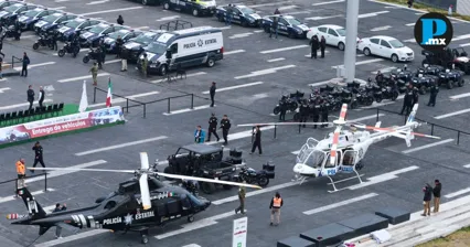 Gobierno de Puebla entrega 111 unidades para reforzar la seguridad