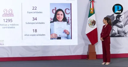 M&eacute;xico contrata 14 mil especialistas para fortalecer IMSS, ISSSTE y Bienestar
