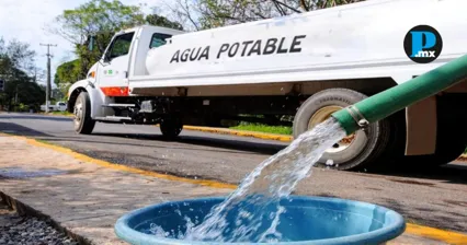 Anuncia Armenta compra de 100 pipas para atender desabasto de agua en colonias de Puebla
