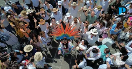 As&iacute; se celebr&oacute; el equinoccio en la Gran Pir&aacute;mide de Cholula