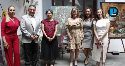 La artista Coral Colmenares present&oacute; su exposici&oacute;n &ldquo;Puebla en Mirada de Mujer&rdquo; en el Centro Hist&oacute;rico de Puebla.