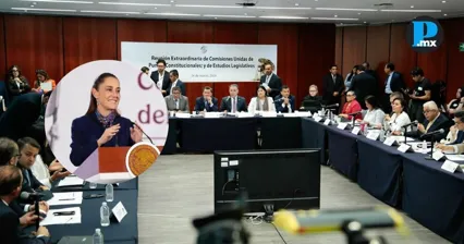  Senado aprueba en comisiones Plan B de la Reforma Electoral de Sheinbaum