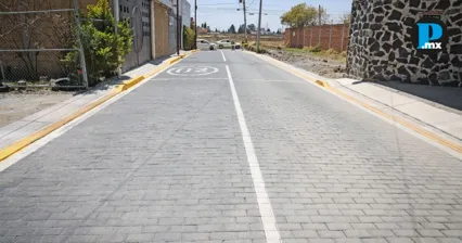 Pavimentan calle tras a&ntilde;os de rezago en Cuautlancingo