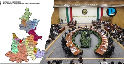El INE aprob&oacute; modificaciones en la cartograf&iacute;a electoral de municipios de Puebla rumbo al proceso 2026-2027.