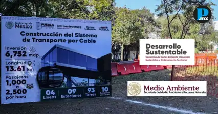 Semarnat desconoce impacto ambiental del Cableb&uacute;s en Puebla