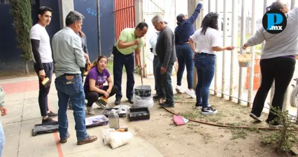 Casa del Abue recibe mejoras con jornada comunitaria