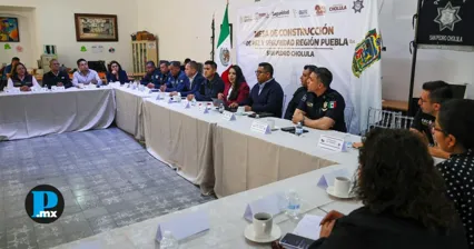 Mesa de Paz en San Pedro Cholula fortalece estrategia de seguridad regional