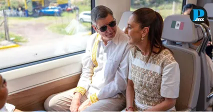 Sheinbaum inaugura tren al AIFA con viajes en 43 minutos
