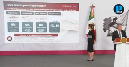 Gobierno de M&eacute;xico acuerda reducir costos de combustibles con pagos digitales