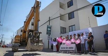 Modernizan con concreto hidr&aacute;ulico la calle Tlaxcala en Cuautlancingo