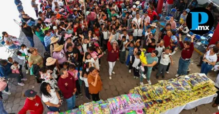 Festejan el D&iacute;a del Ni&ntilde;o con el "Festival Tlazopilli" en juntas auxiliares de Cholula