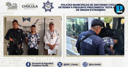 Detienen a extranjero ligado a pr&eacute;stamos ilegales en Cholula