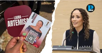 La diputada panista Susana Riestra denunci&oacute; actos de proselitismo de la secretaria de Bienestar durante el Desfile del 5 de Mayo en Puebla.