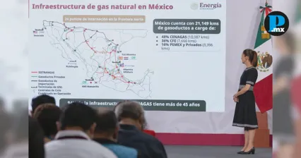 Gobierno de M&eacute;xico modernizar&aacute; red de gasoductos para impulsar soberan&iacute;a energ&eacute;tica