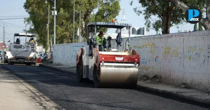 Puebla mejora calles principales con Tren Capitalino de Pavimentaci&oacute;n