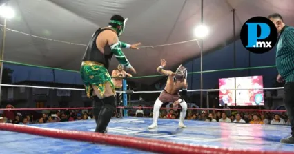 Buscan recuperar espacios p&uacute;blicos en Puebla con funci&oacute;n masiva de lucha libre