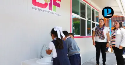 Construyen nuevos desayunadores en preescolares y primarias de Puebla