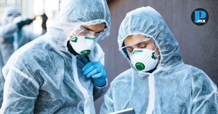  La Secretar&iacute;a de Salud record&oacute; que el &eacute;bola no se transmite por v&iacute;a a&eacute;rea como ocurre con la influenza o la COVID-19