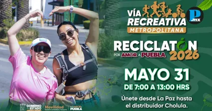 V&iacute;a Recreativa en Puebla tendr&aacute; jornada especial de reciclaje con el Reciclat&oacute;n 2026