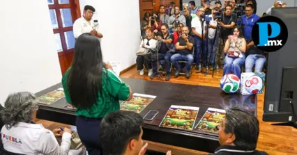 La alcaldesa Tonantzin Fern&aacute;ndez y directivos del deporte local presentaron la convocatoria del torneo de f&uacute;tbol, el cual se disputar&aacute; de forma gratuita en el Deportivo Tlachtli.