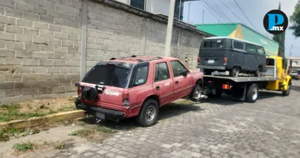 San Pedro Cholula intensifica retiro de veh&iacute;culos abandonados