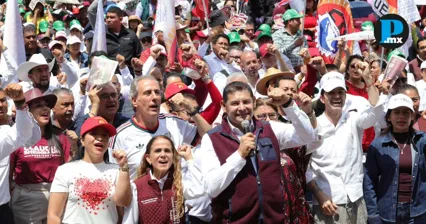 Puebla re&uacute;ne a miles para seguir informe de Claudia Sheinbaum
