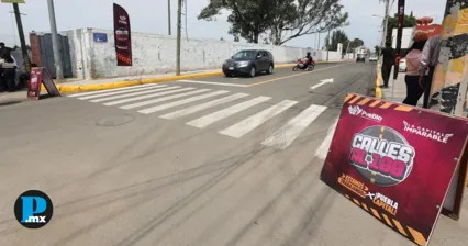Tren Capitalino rehabilita calle en el sur de Puebla