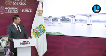 Alejandro Armenta destaca impacto del Puente de la Transformaci&oacute;n en Puebla