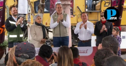 Maquinaria pesada inicia las labores de fresado y levantamiento de pavimento deteriorado en las calles principales de la junta auxiliar del norte de la capital.