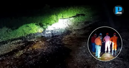 Pemex trabaja para sellar ducto con fuga de hidrocarburo en el municipio de Venustiano Carranza 