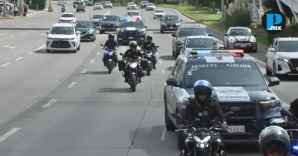 Refuerzan vigilancia en V&iacute;a Atlixc&aacute;yotl con patrullajes permanentes