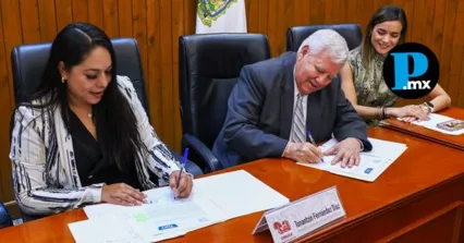 El Gobierno de San Pedro Cholula y la Universidad Tec de Oriente firman convenio para otorgar becas del 50% a j&oacute;venes del municipio.