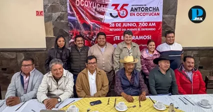 Ocoyucan reunir&aacute; a 10 mil antorchistas por el 35 aniversario de Antorcha