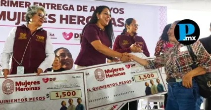 La alcaldesa Tonantzin Fern&aacute;ndez encabez&oacute; la entrega de apoyos econ&oacute;micos orientados a fortalecer la econom&iacute;a de las jefas de familia en el municipio.