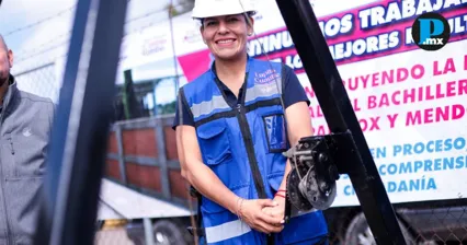 Construyen barda perimetral en bachillerato de San Andr&eacute;s Cholula