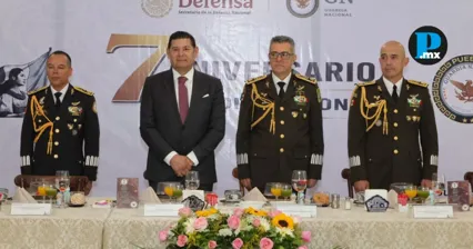 Guardia Nacional conmemora su s&eacute;ptimo aniversario con reconocimientos en Puebla.