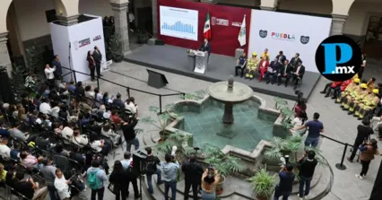 Autoridades estatales y mandos policiales presentaron el balance mensual de seguridad p&uacute;blica e indicadores delictivos en la capital de Puebla.