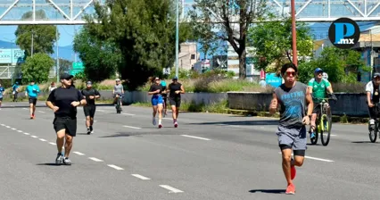 Casi 12 mil participan en la V&iacute;a Recreativa Metropolitana en Puebla